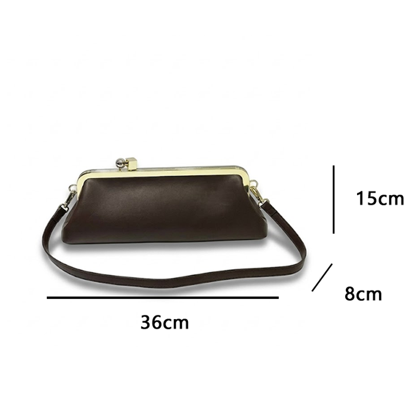 THE VINTAGE ELONGATED CLASP CLUTCH detail image 4