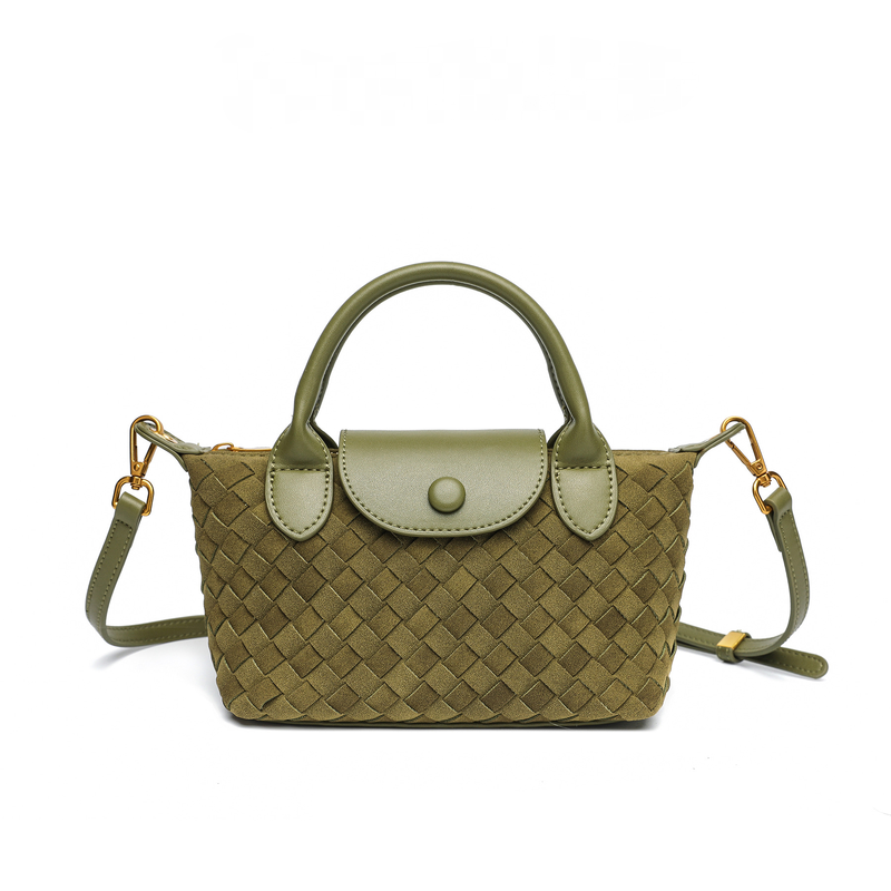 THE FAUX SUEDE FLAP TOTE detail image 2