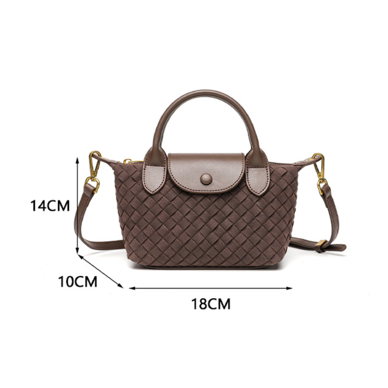 THE FAUX SUEDE FLAP TOTE detail image 3