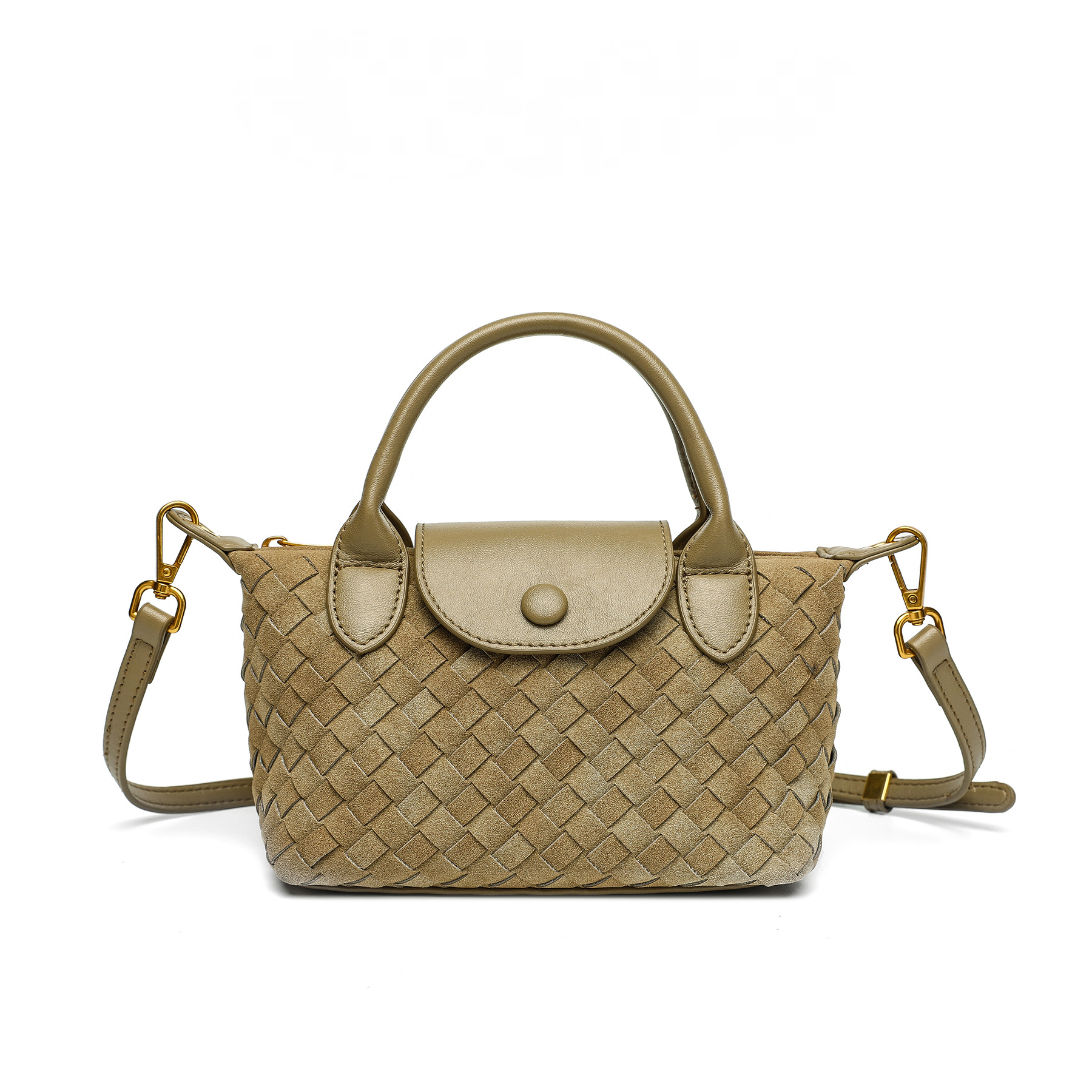 THE FAUX SUEDE FLAP TOTE detail image 8