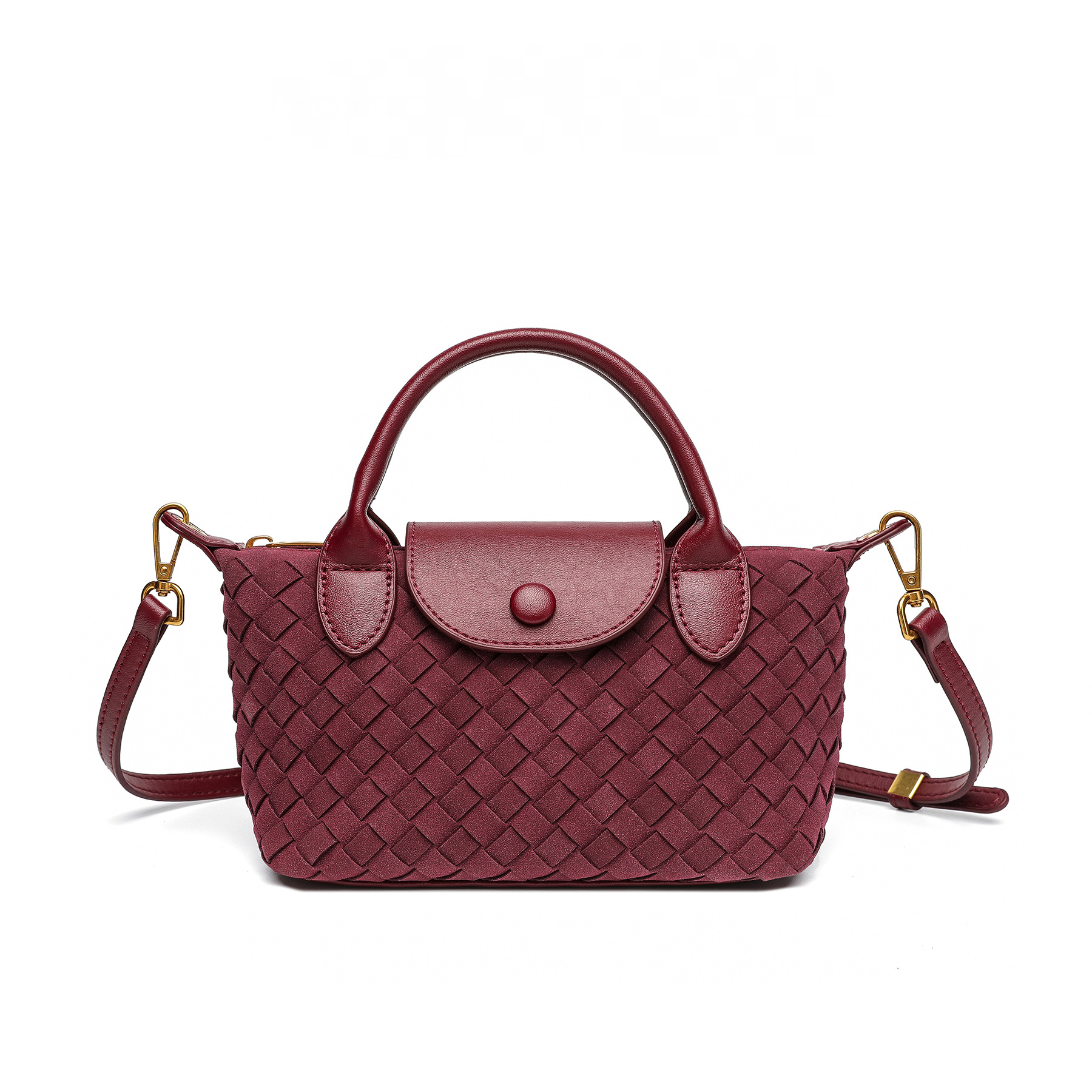 THE FAUX SUEDE FLAP TOTE detail image 9