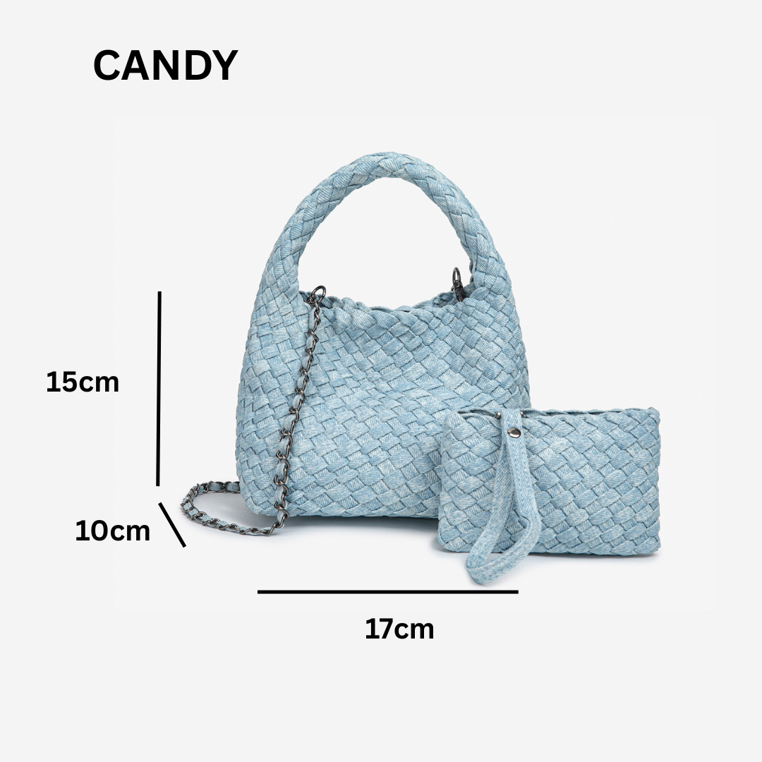 THE DENIM BLOCK VOLUME TOTE detail image 13