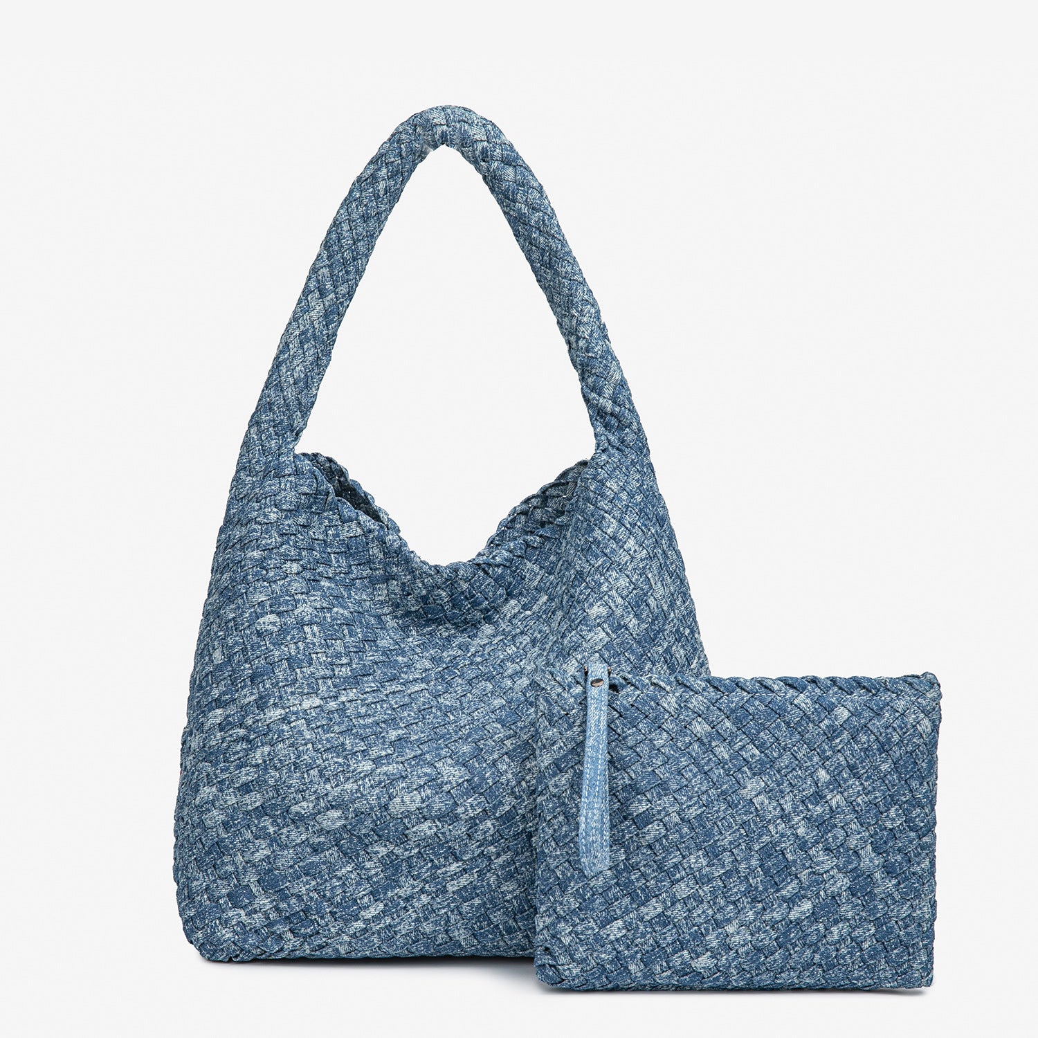 THE DENIM BLOCK VOLUME TOTE detail image 7