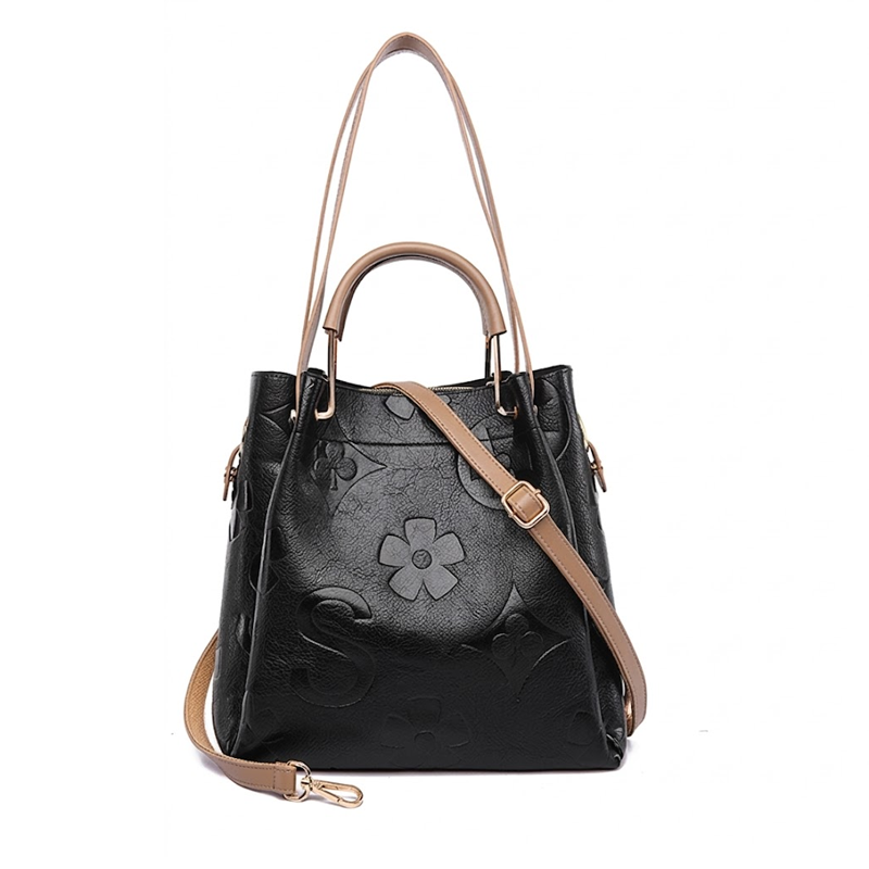 THE LUXE MONOGRAM EMBOSSED TOTE SET detail image 4