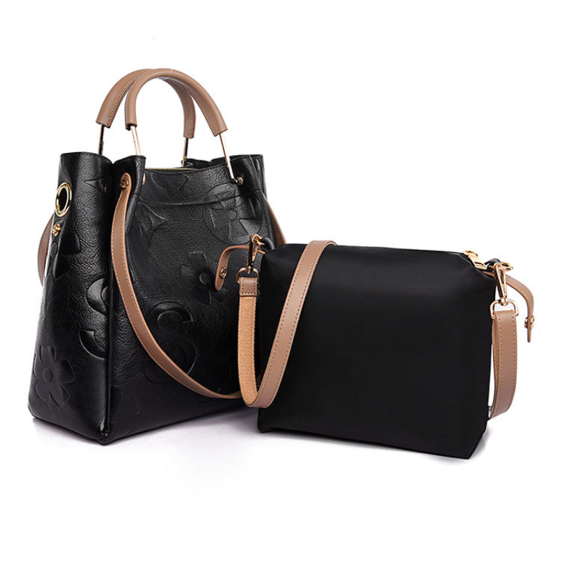 THE LUXE MONOGRAM EMBOSSED TOTE SET detail image 6