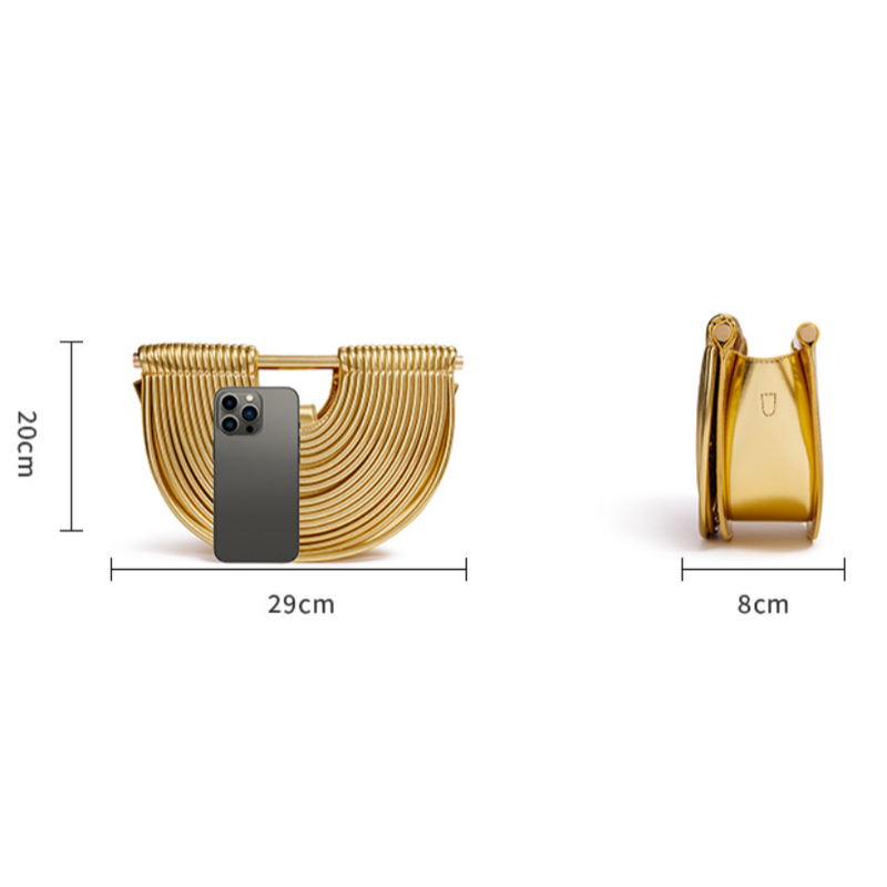 THE RADIAL PLEAT ARCHITECTURAL CLUTCH detail image 4