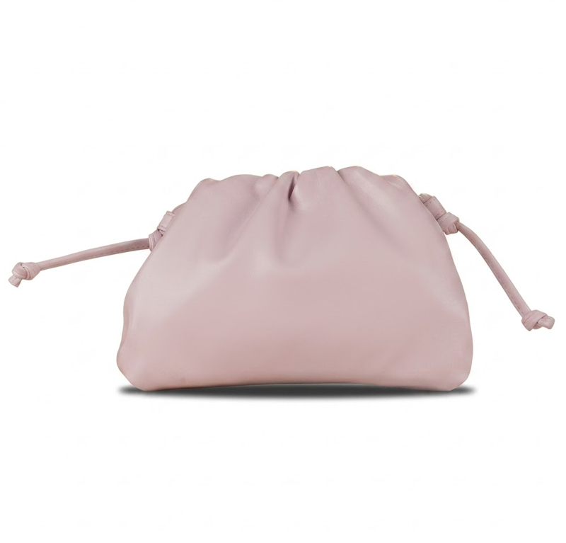 PU leather ruched solid crossbody handbag detail image 17