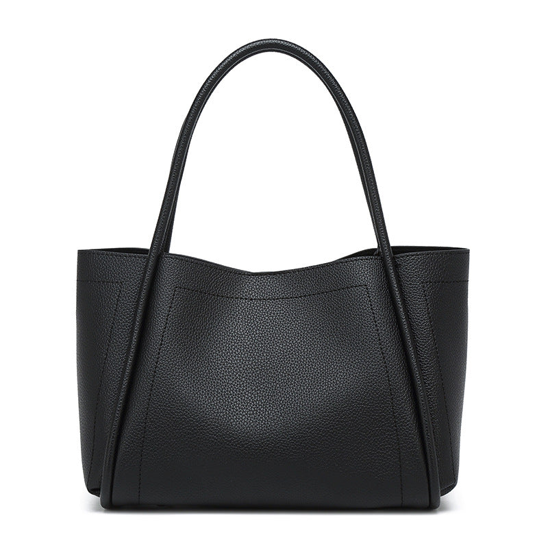 THE STRUCTURED LYCHEE GRAIN TOTE