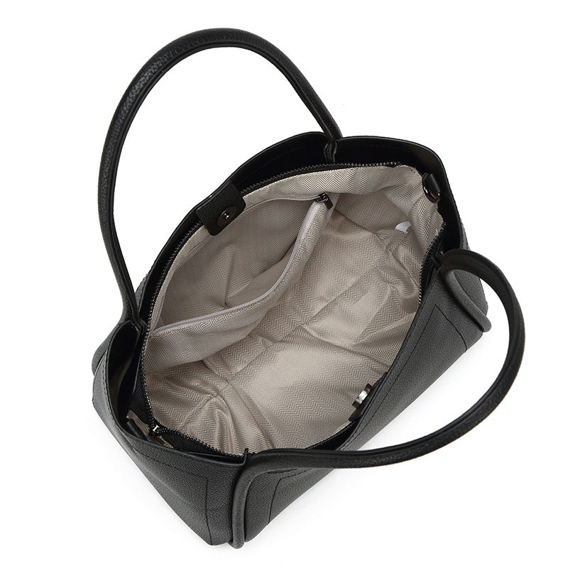 THE STRUCTURED LYCHEE GRAIN TOTE detail image 4