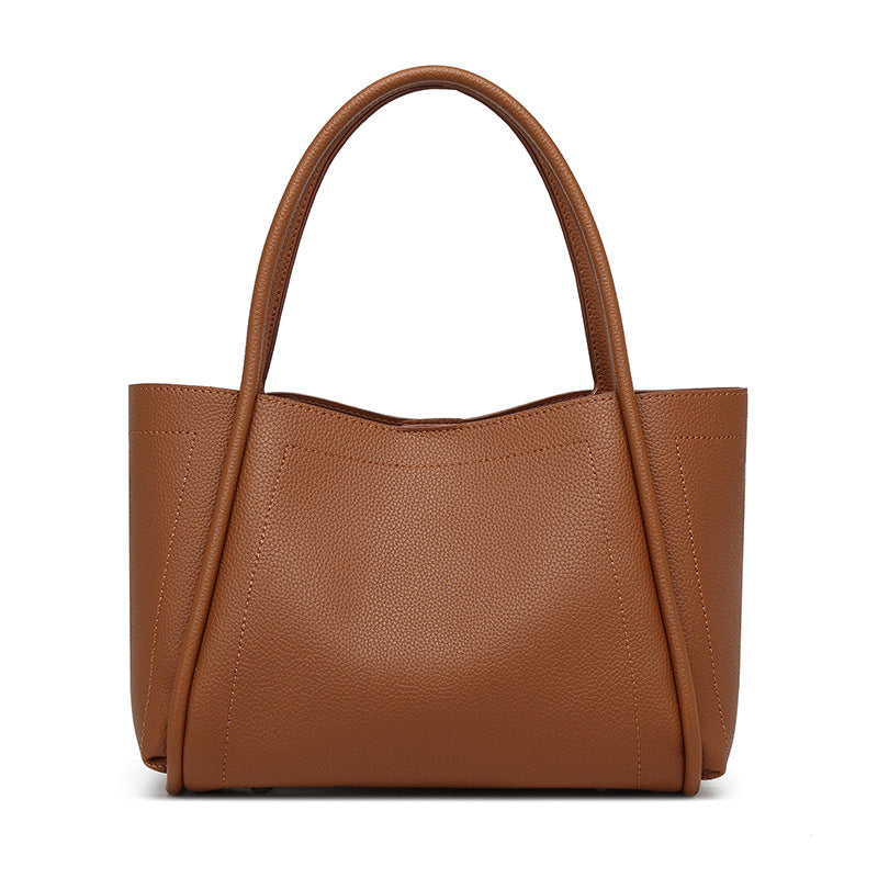 THE STRUCTURED LYCHEE GRAIN TOTE detail image 8