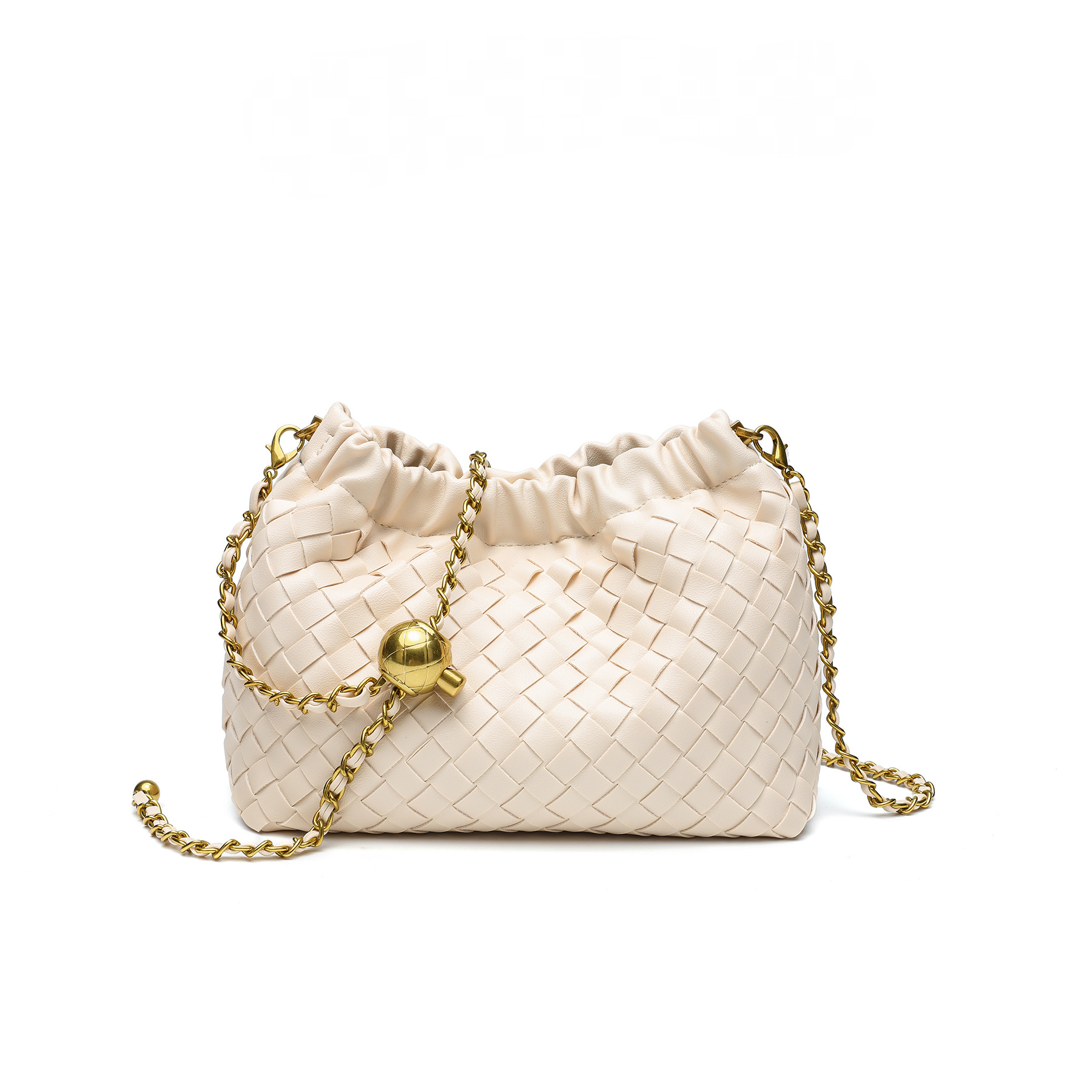 THE ARTISANAL GOLD-BALL CROSSBODY detail image 10