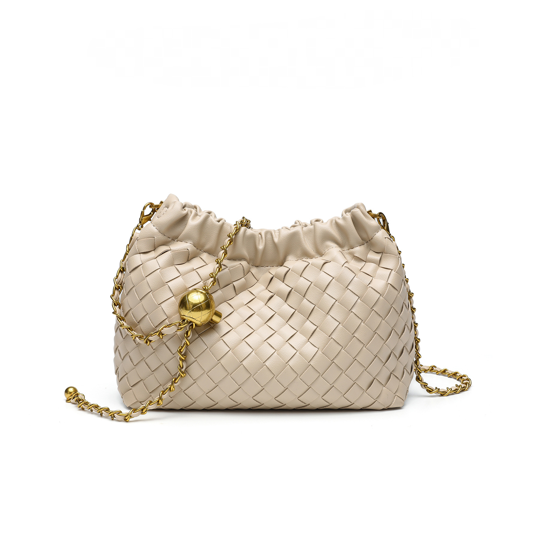 THE ARTISANAL GOLD-BALL CROSSBODY detail image 11