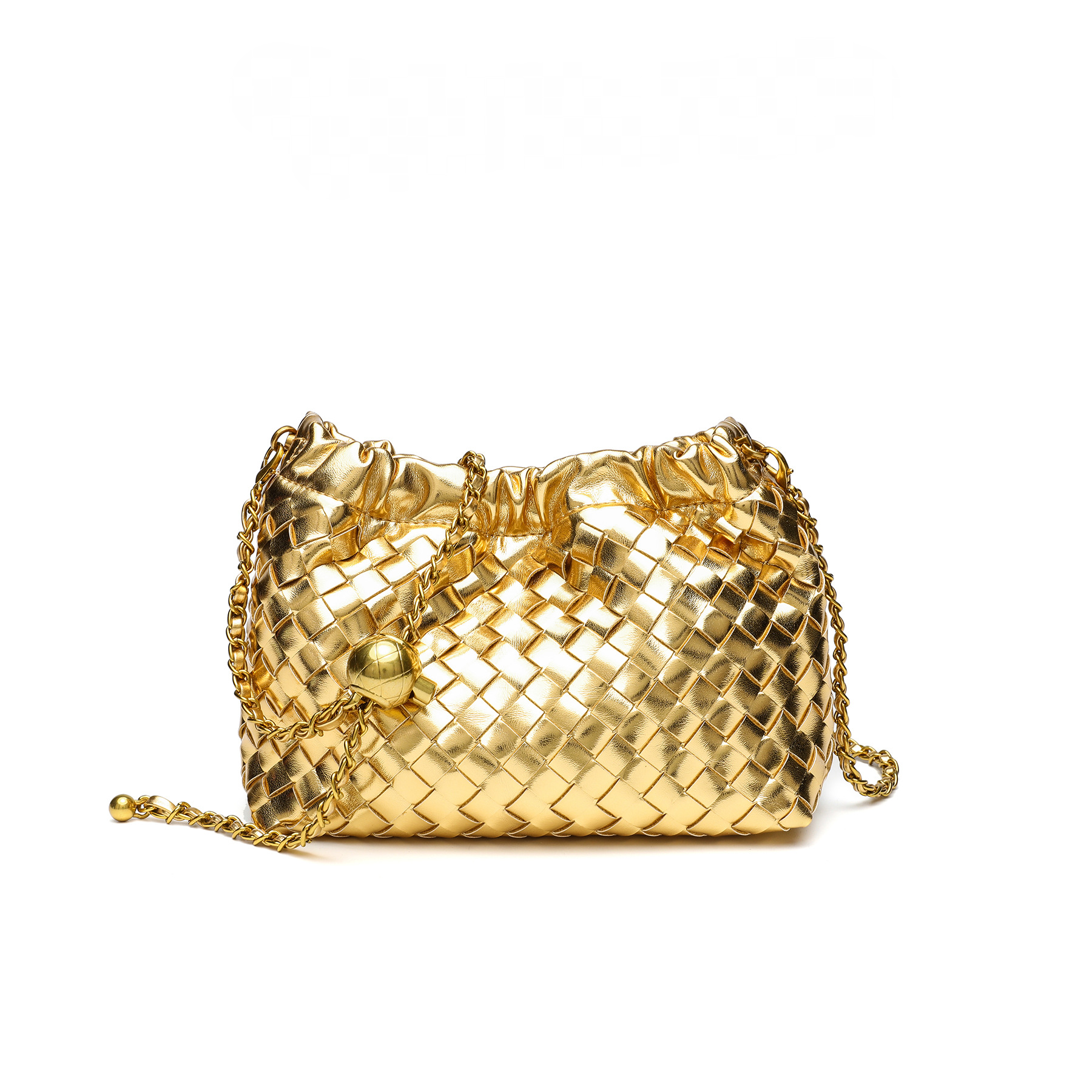 THE ARTISANAL GOLD-BALL CROSSBODY detail image 12