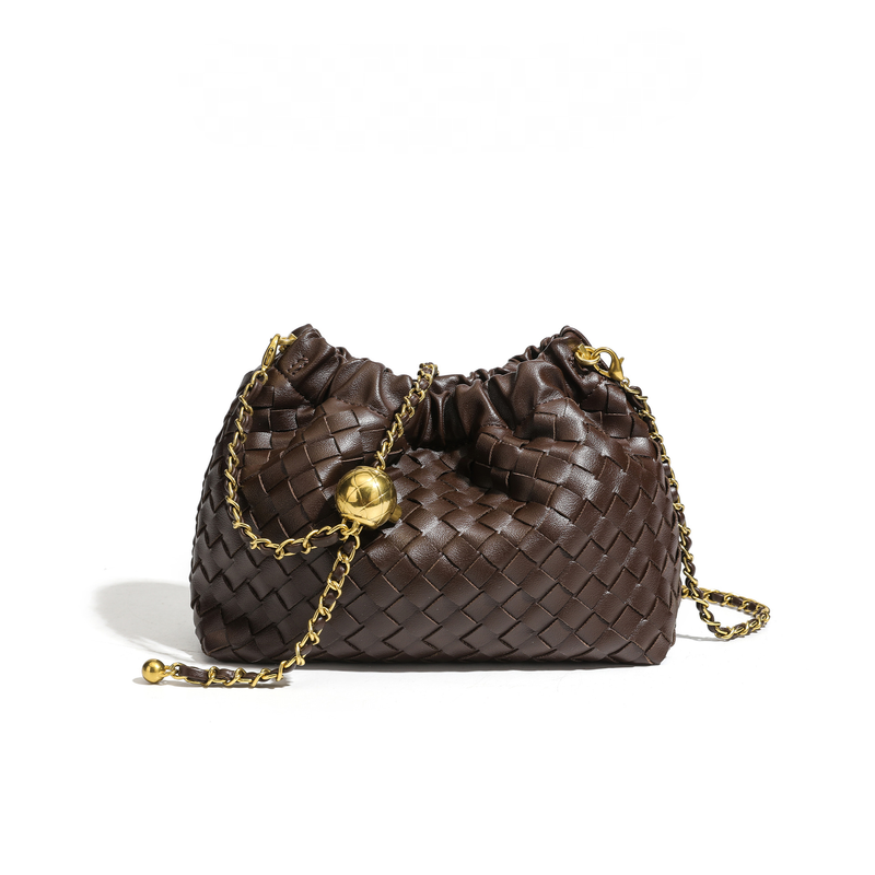 THE ARTISANAL GOLD-BALL CROSSBODY detail image 14