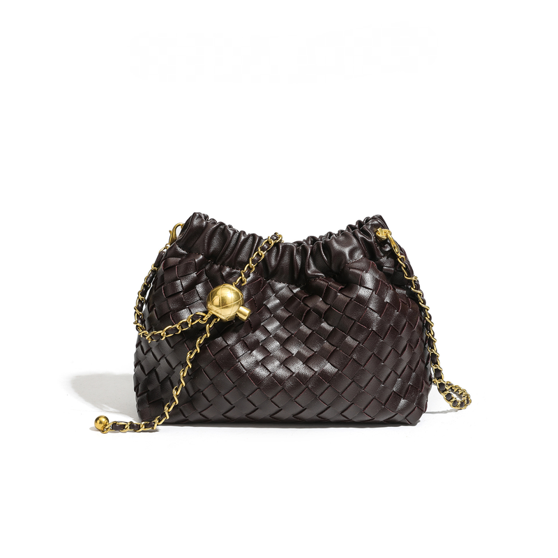 THE ARTISANAL GOLD-BALL CROSSBODY detail image 7