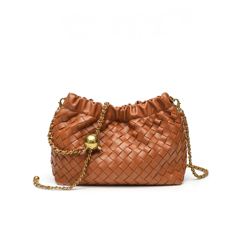THE ARTISANAL GOLD-BALL CROSSBODY detail image 9