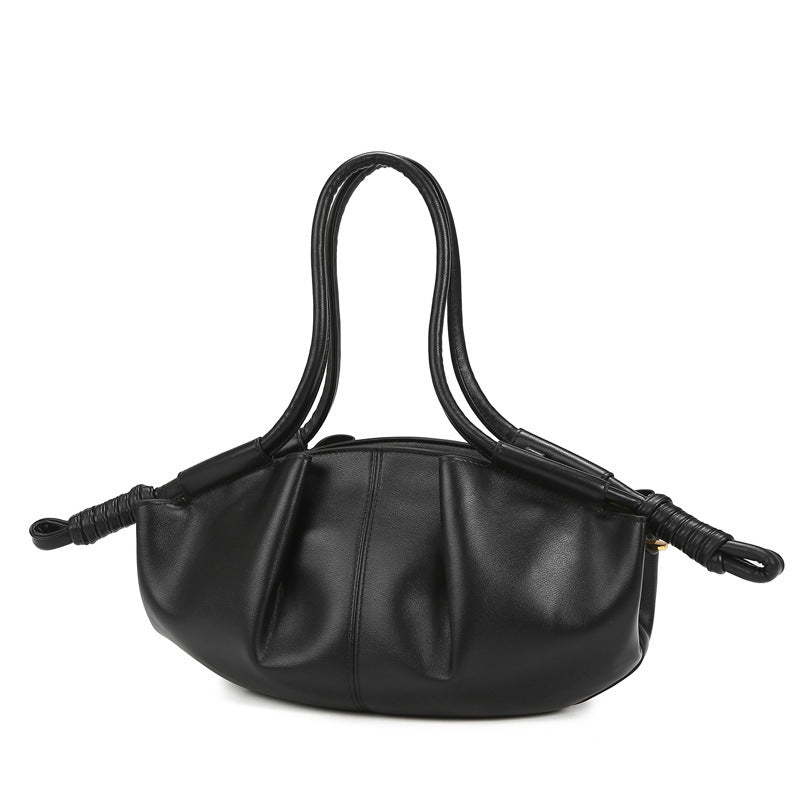 THE SCULPTURAL PLEATED DUMPLING BAG